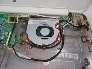Fan replacement for a HP Chromebook