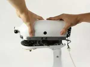 Disassembling KitchenAid Classic Mixer K45SSWH Motor Housing Cover
