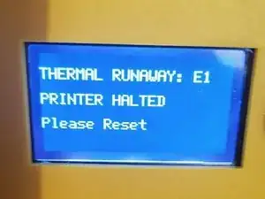 Artillery Hornet Thermal Runaway: E1