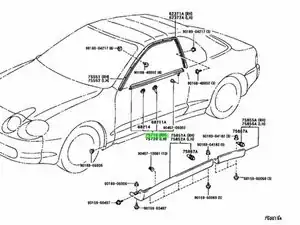 Window Lower Felted Rain Belt Trim/Moulding