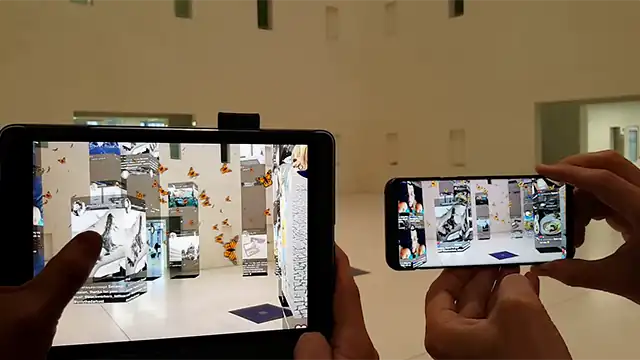 10,000 Moving Cities, a multiplayer Augmented Reality game.