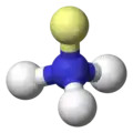 ball-and-stick model with lone pairs displayed