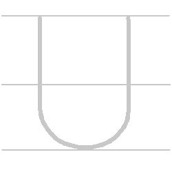 Upper-Case (Capital) letter U