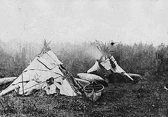 Anishinabe camp