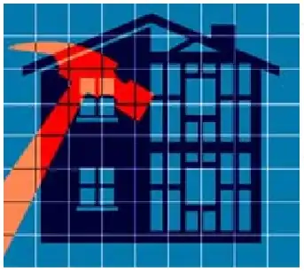 Home building by stages.