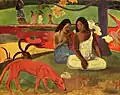 Fine painting Arearea Paul Gauguin