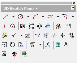 Inventor's Sketch Tools
