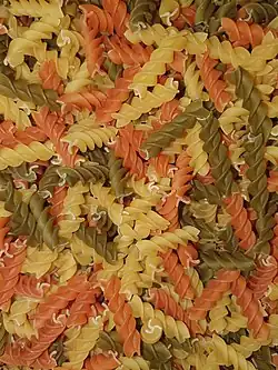 Tricolor pasta