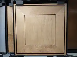 A mitered panel door