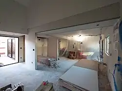 New drywall, taped already