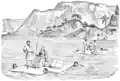Pic 3: Missionaries crossing river