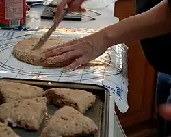 Cutting out scones