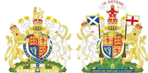 Royal Coat of Arms of the United Kingdom (Both Realms)