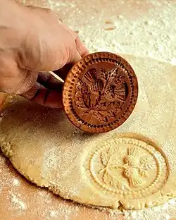 The result of a cookie stamp