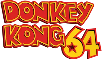 Donkey Kong 64 logotype.