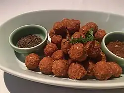 Fried meatballs
