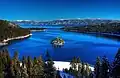 Lake Tahoe on the border of California and Nevada