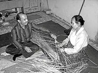 Teacher and his blind motherь (Straight/pure photography)