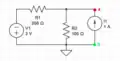 Since current is on the independent (x) axis and voltage is dependent, need a current source.