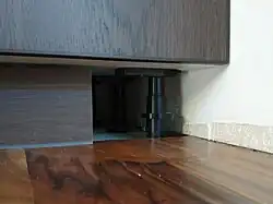 We decided to place the extra piece away from the waterfall so that the seam wouldn't get too much attention.