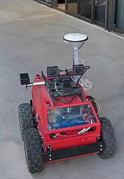 A small rover style robot.