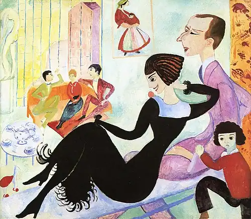 Interior of a Studio by Sigrid Hjertén - 1916