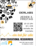 Figure 1: First Version of the OERLabs Flyer at the TUK
