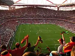 Football match in Portugal