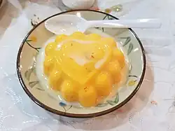 Mango pudding
