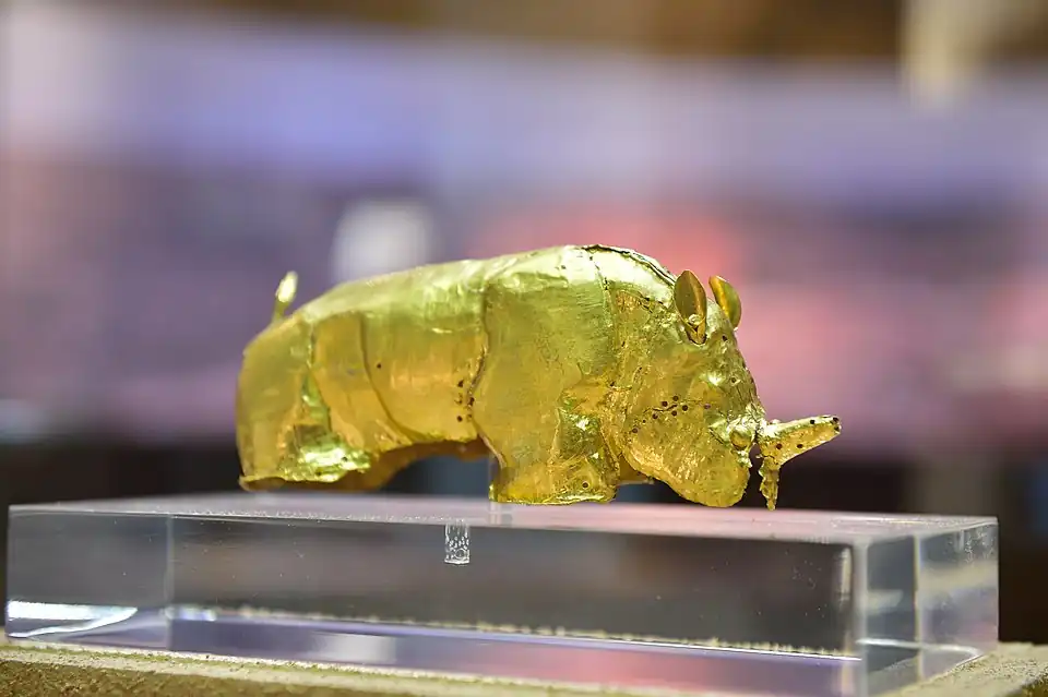 The Golden Rhinoceros of Mapungubwe.