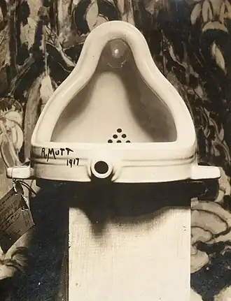 Fountain by Marcel Duchamp - 1917.