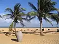 The Negombo Beach in Negombo, Sri Lanka.