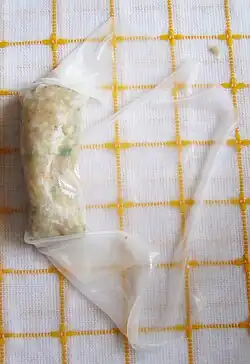 Make the first fold in the sides.