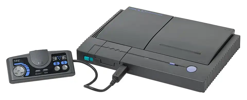 PC Engine Duo with controller.