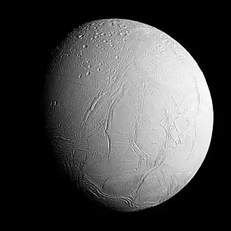 Enceladus from Cassini.