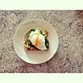 Poached egg on wholegrain toast