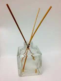 A reed diffuser.