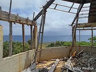 Remains of the apartments (Ruins photographs)