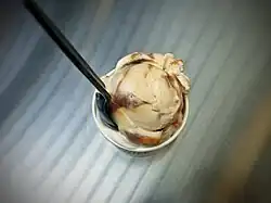 Caramel ice cream