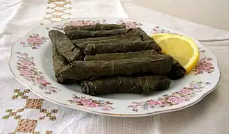 Grape leaves