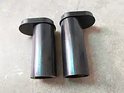 …we had to shorten the legs half an inch because the cabinets had to fit under a very low ceiling. In Europe, Ikea market shorter legs, but we couldn't get those in the U.S.