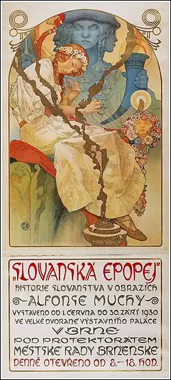 The Slav Epic Poster by Alfons Mucha - 1930