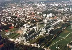 Aerial view of St. Pölten