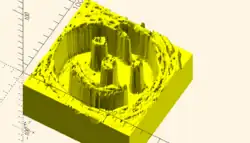 Surface using limited range inverted