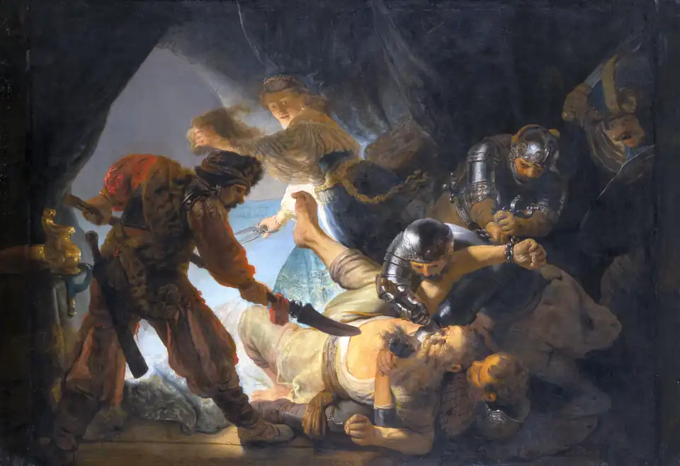 The Blinding of Samson by Rembrandt - 1636.