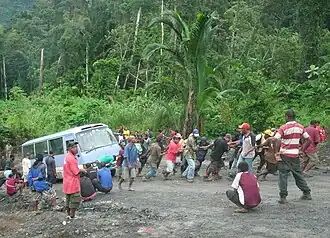 An unforeseen circumstance halfway through (PNG) (Expedition to Papua New Guinea)