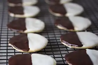 Black-and-white cookies