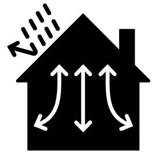 Icon of Weatherization.