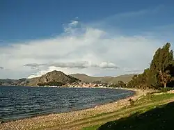 Вид с дальней части побережья