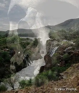 Водопад Эпупа и река Кунене (Намибия)